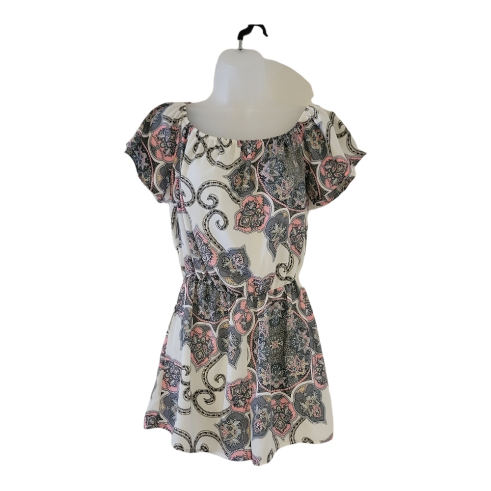 Event Women's Multicolor Short Romper Sz M